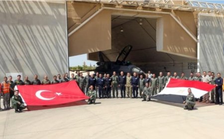 تدريبات جوية مشتركة بين مصر وتركيا تبدأ في سماء مصر