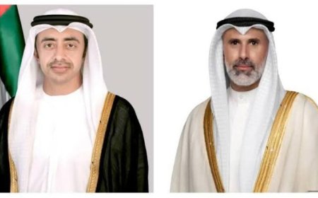وزير خارجية الكويت يجري مكالمة هامة مع نظيره الإماراتي لتعزيز العلاقات الثنائية