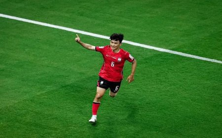 هوانج إن بيوم يحقق جائزة أفضل لاعب في مباراة كوريا الجنوبية ضد التشيك