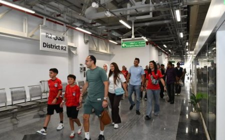 ازدحام جماهيري هائل على المونوريل خلال احتفالية كأس العالم بالعاصمة الجديدة