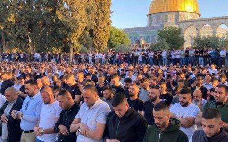 60 ألف فلسطيني يجتمعون لأداء صلاة الجمعة في المسجد الأقصى أجواء روحانية مميزة