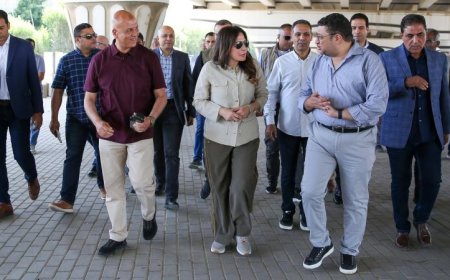 وزيرة الإسكان تراقب تقدم مشاريع ربط خطوط الصرف الرئيسية في القاهرة الجديدة