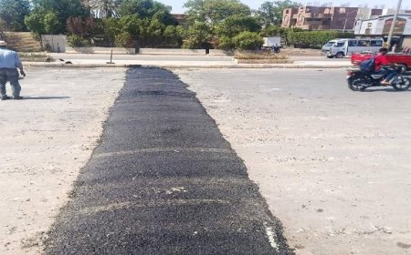 محافظة الجيزة تعزز السلامة المرورية بمطبات صناعية جديدة على الطريق الأبيض وتطوير كوبري والي