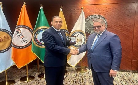 رئيس هيئة الرقابة المالية يستعرض فرص التعاون في التأمين مع نائب محافظ البنك المركزي الروسي