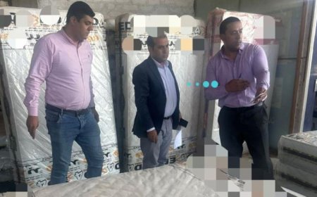 ضبط مصنع غير قانوني لإنتاج المراتب من مواد مجهولة المصدر في القليوبية