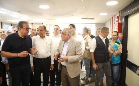 وزير الصحة يقوم بجولة تفقدية في مركز أورام المنيا ومستشفى التأمين الصحي لتعزيز الخدمات الصحية
