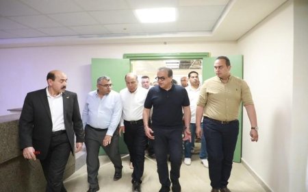 وزير الصحة يزور مستشفى أبو قرقاص الجديد ويطلع على مستشفى دير مواس التخصصي