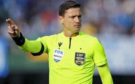 رامون أباتي الحكم البرازيلي يقود مباراة مصر وبلجيكا في كأس العالم