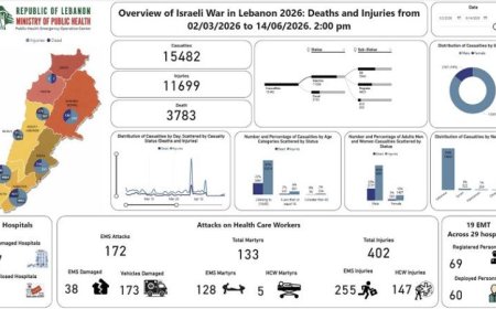 زيادة ضخمة في عدد ضحايا العدوان الإسرائيلي على لبنان تصل إلى 3783 شهيدا و11699 جريحا
