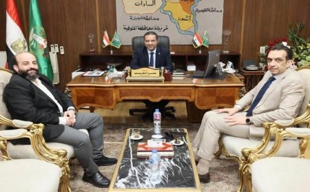 محافظ المنوفية يجتمع مع وفد من نقابتي الأطباء والمهندسين لتعزيز التعاون المشترك