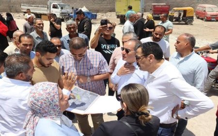 محافظ القليوبية يزور تطوير نزلات الطريق الدائري في عرابي وبهتيم لتعزيز البنية التحتية