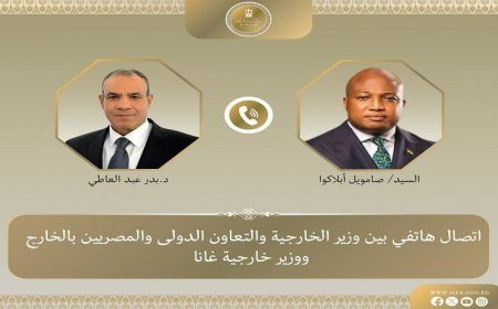 وزير الخارجية المصري يؤكد لنظيره الغاني التزام مصر بدعم الأشقاء في أفريقيا
