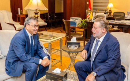 محافظ البنك المركزي المصري يناقش سبل التعاون مع محافظ البنك المركزي التونسي