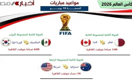 جدول مباريات الجمعة في كأس العالم مترقب بفارغ الصبر