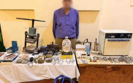 القبض على شخص انتحل صفة طبيب وأدار عيادة طبية بدون ترخيص