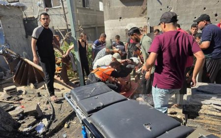 إصابة 5 فلسطينيين بينهم 4 أطفال نتيجة قصف إسرائيلي على خان يونس