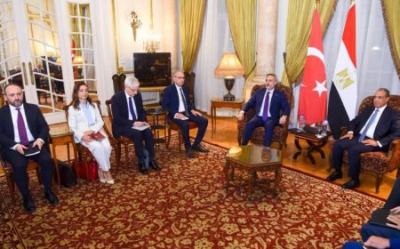 وزير الخارجية يلتقي نظيره التركي في اجتماع حاسم للأطراف الإقليمية الأربعة