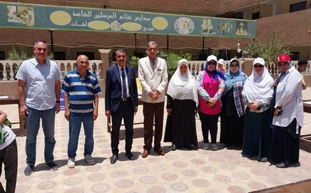 طلاب المدارس الإعدادية في بني سويف يقومون بتجربة علمية مثيرة لقياس محيط الأرض