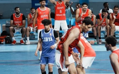 منتخب مصر يقدم عرضه القوي بفوز ساحق على ليبيا قبل تصفيات مونديال السلة 2027