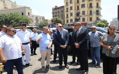 محافظ القاهرة يقوم بجولة تفقدية في أحياء المنطقة الشمالية لتعزيز التنمية المحلية