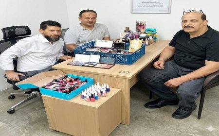 ضبط مستحضرات تجميل منتهية الصلاحية في حملة لتموين شرق بالإسكندرية