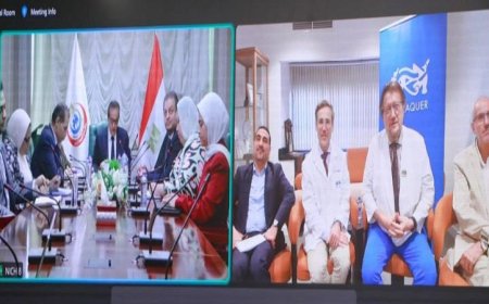 وزير الصحة يناقش مع رئيس مركز باراكير طب العيون خطة إنشاء فرع جديد في القاهرة