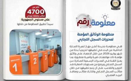 التموين تطلق منظومة الوثائق المؤمنة لخدمات السجل التجاري لتعزيز الشفافية والأمان