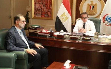 وزير الصحة يبحث مع رئيس سلامة الغذاء تعزيز التعاون والتنسيق المشترك في مجال الصحة العامة