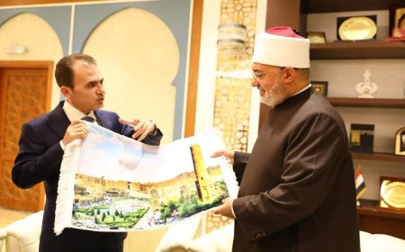مفتي الجمهورية يستقبل وزير أوقاف كردستان العراق لتعزيز التعاون المشترك بين الجانبين