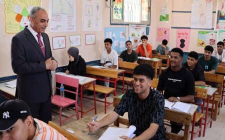 محافظ الإسماعيلية يقوم بجولة تفقدية في لجان امتحانات الثانوية العامة بمركز ومدينة فايد