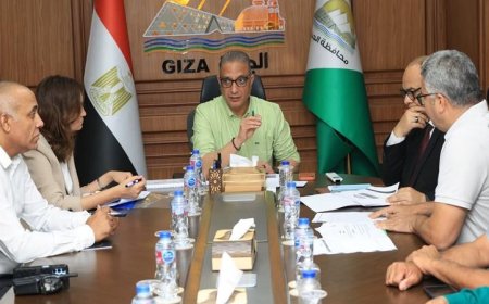 محافظ الجيزة يعقد اجتماعًا هامًا حول تحسين خدمات المياه والغاز في الطالبية