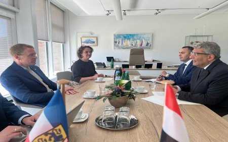 السفير المصري في برلين يتباحث مع مسؤولين ألمان حول فرص الاستثمار الواعدة في مصر