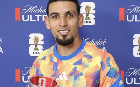 دانيال مونيوز يتألق كأفضل لاعب في مباراة كولومبيا ضد الكونغو الديمقراطية في المونديال