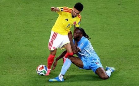 كولومبيا تحقق الانتصار على الكونغو الديمقراطية وتتأهل لدور الـ16 في المونديال