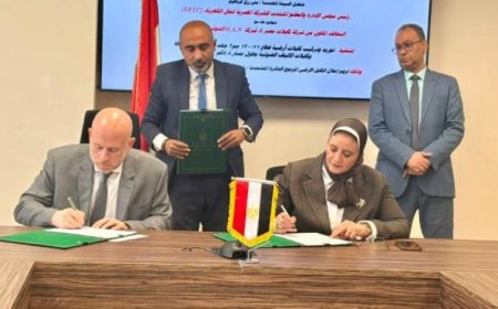 نقل الكهرباء توقع عقد مشروع تجديد الكابل الأرضي المزدوج بين المعتمدية وزنين