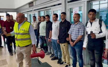 مطار القاهرة يختبر عملية إخلاء الناقل الآلي بسبب عطل فني في تجربة طوارئ جزئية