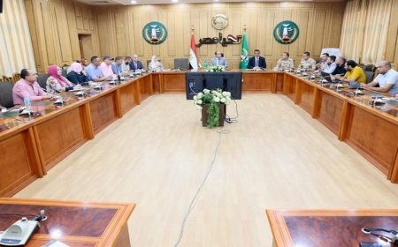 نائب محافظ المنوفية يستعرض تقدم مشروعات مبادرة حياة كريمة في المحافظة