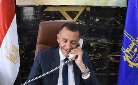 محافظ أسوان يقدم التهاني هاتفياً لأوائل الشهادة الإعدادية وذويهم