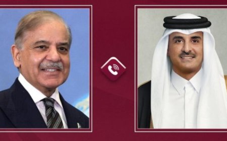 أمير قطر ورئيس وزراء باكستان يتناولان آخر تطورات مذكرة التفاهم بين الولايات المتحدة وإيران
