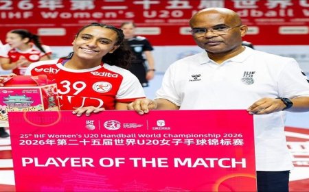 جويرية عبد الله تتألق كأفضل لاعبة وتساهم في فوز مصر الساحق على الهند