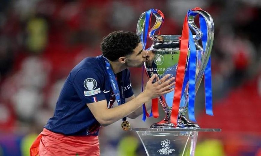 حكيمي ينقش اسمه في تاريخ الأبطال ويعادل إيتو في إنجازات دوري الأبطال