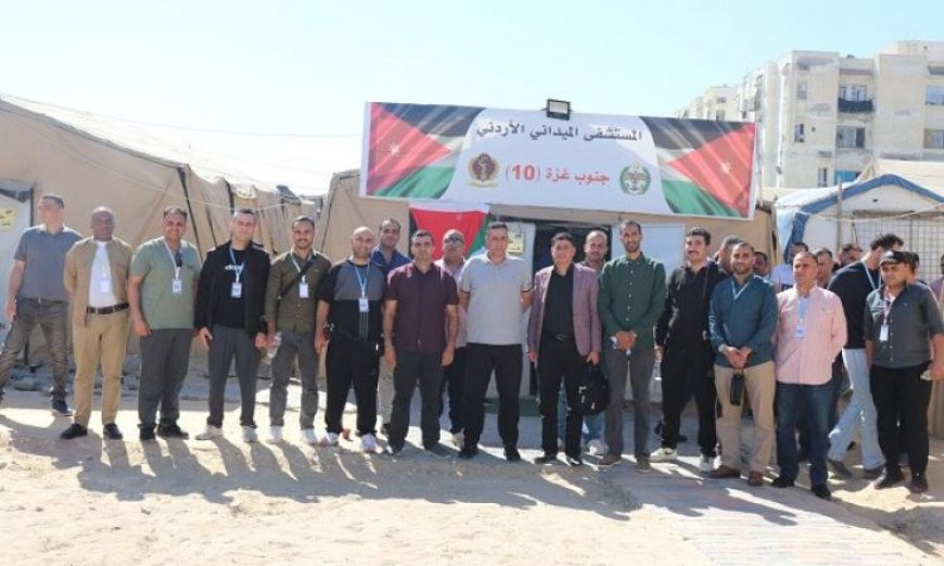 الأردن يعزز المستشفى الميداني في شمال غزة بـ31 طبيبا وفنيا جديدا