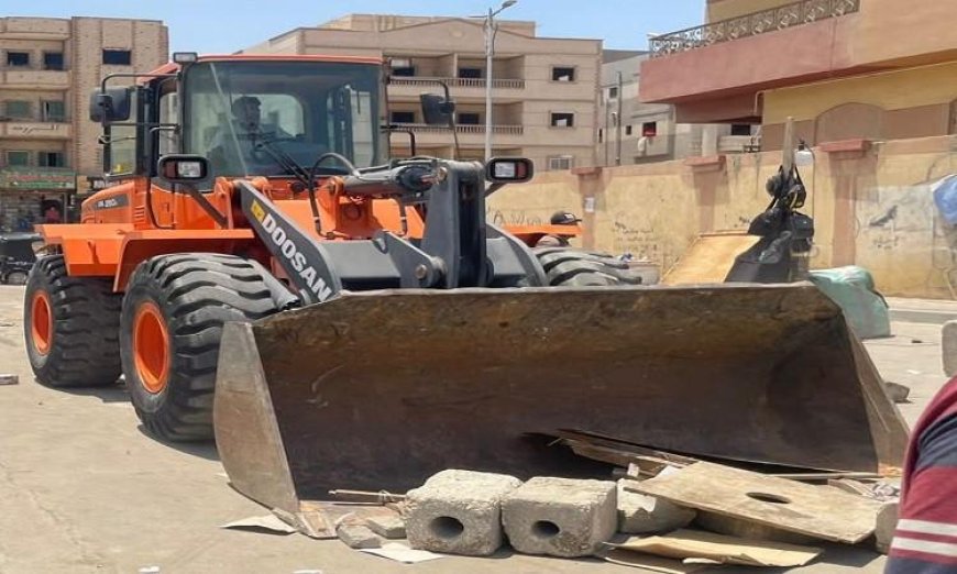 حملات مكثفة من وزارة الإسكان لإزالة التعديات والإشغالات في المدن الجديدة بالصور
