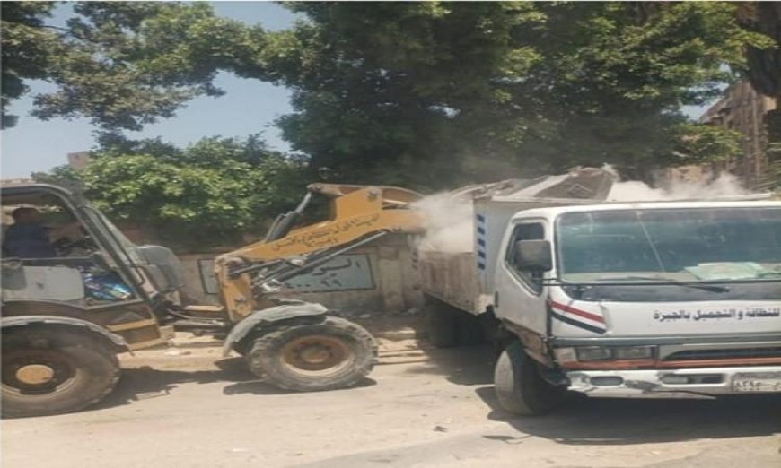 محافظ الجيزة يشدد على ضرورة التصدي لظاهرة حرق المخلفات ويتابع الإشغالات بشارع العريش