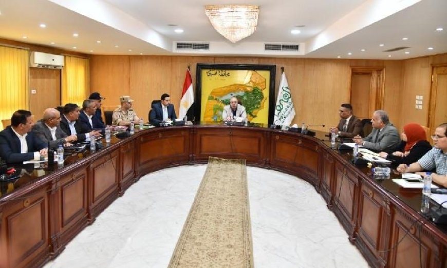 محافظ الفيوم يواصل متابعة الاستعدادات النهائية لامتحانات الشهادة الإعدادية 2023
