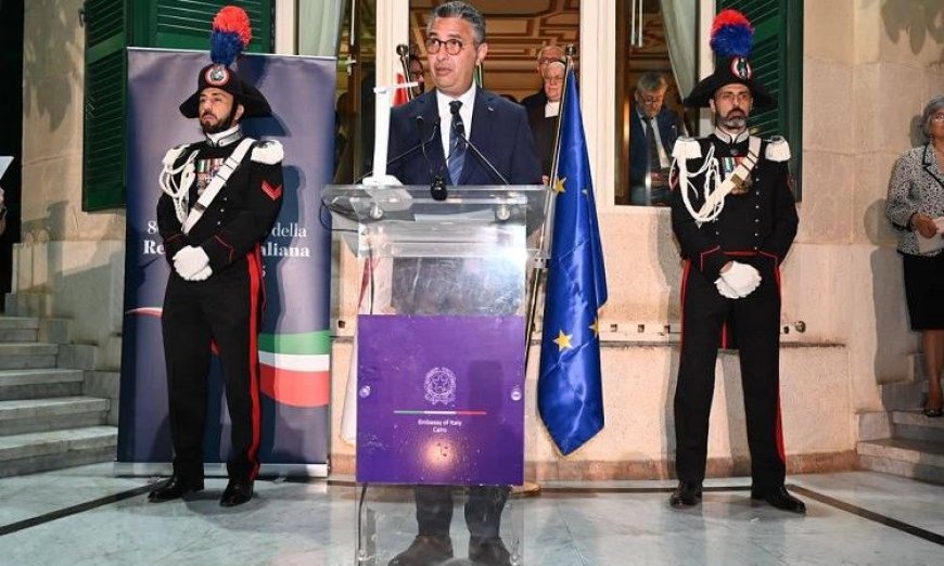 وزير التموين يشارك في احتفالات العيد الوطني لسفارة إيطاليا في القاهرة