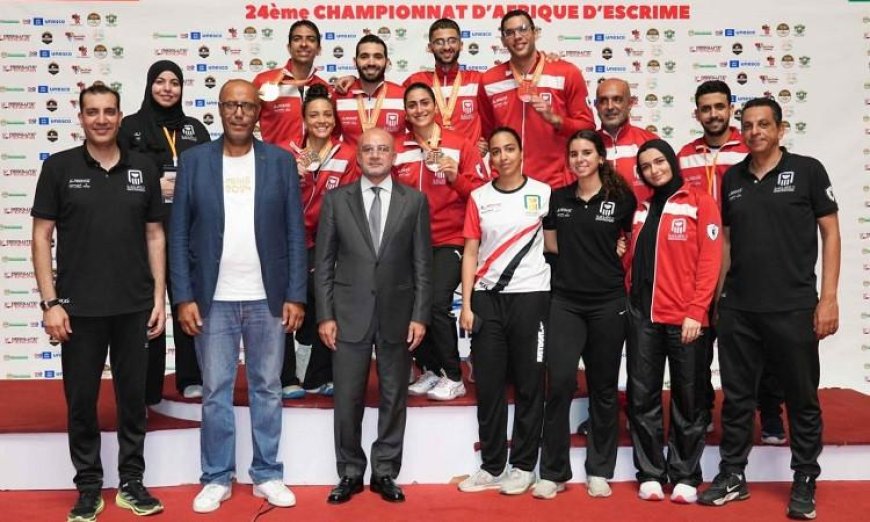 مصر تواصل تألقها في بطولة أفريقيا للسلاح بكوت ديفوار وتحصد 6 ميداليات جديدة في اليوم الثاني