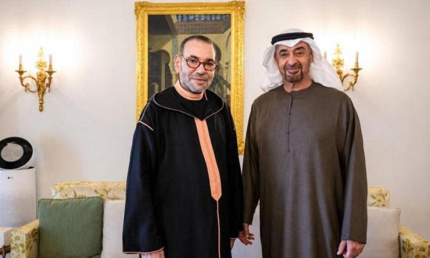 العاهل المغربي يناقش مع رئيس الإمارات أهم قضايا الشرق الأوسط