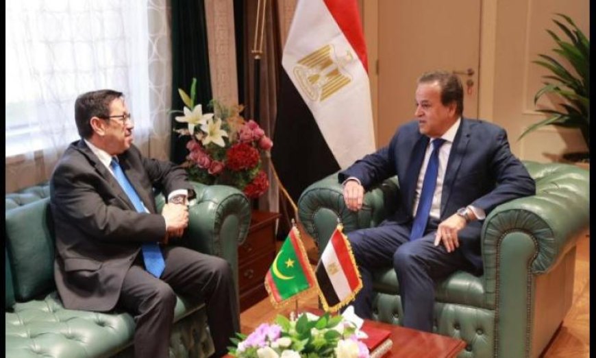 وزير الصحة يلتقي سفير موريتانيا لتعزيز الشراكة الصحية بين البلدين