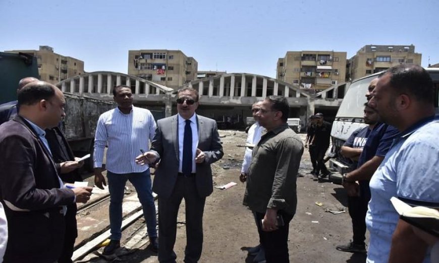 محافظ بورسعيد يزور إدارة النقل الميكانيكي للتأكد من جاهزية المعدات والسيارات للعمليات التشغيلية